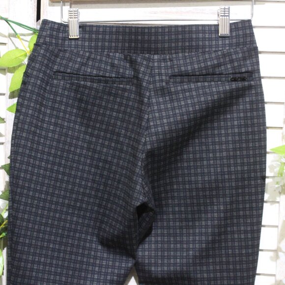 Calvin Klein pull-on plaid tapered stretch pants (492) - Picture 7 of 10
